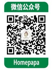 Homepapa 微信公众号 二维码
